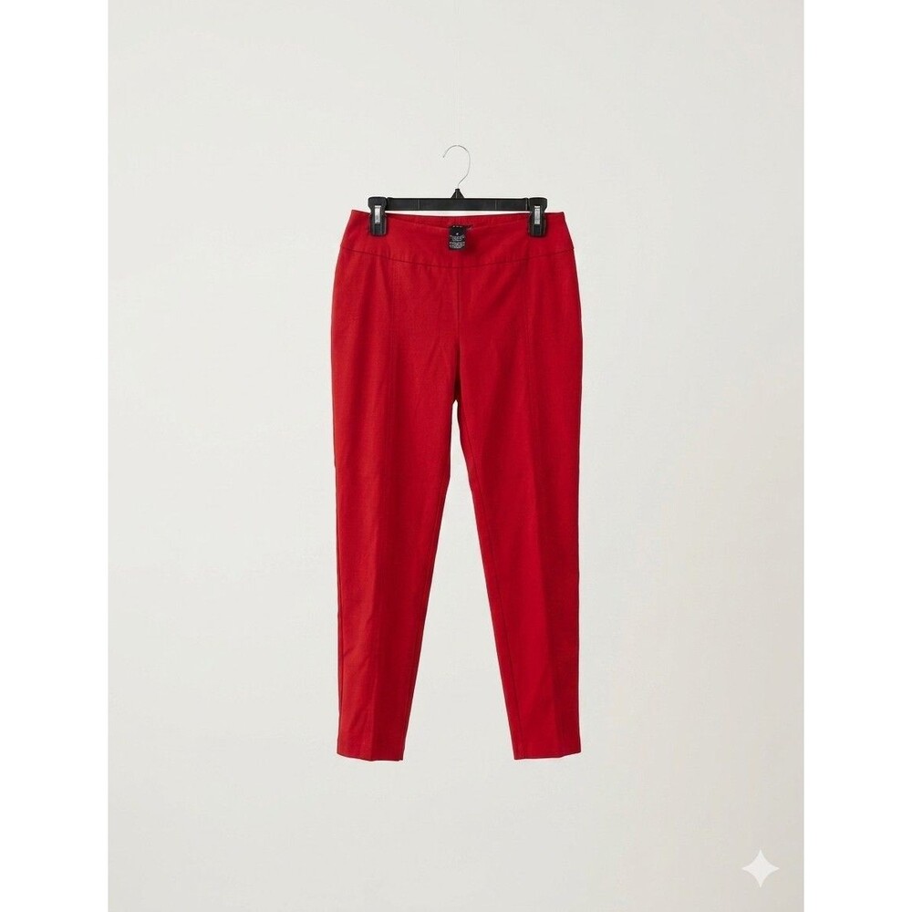 Zac & Rachel The Ultimate Fit Pants Red w/ Mesh Panel Size 12
